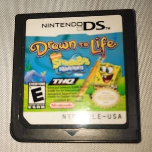 Nintendo DS Drawn to Life Spongebob Squarepants DS GAME ONLY Works